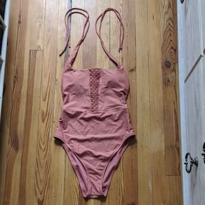 High Cut One Piece Bathing Suit